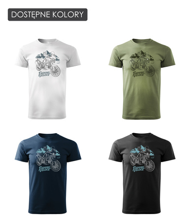 MV Agusta Enduro Veloce pánské bílá tričko s motivem motorky