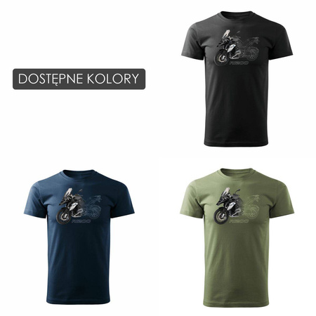 Tričko s motorkou BMW GS 1200 pánské tmavě modré REGULAR