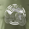 Ducati Multistrada 1200 950 pánské khaki tričko na motorku REGULAR