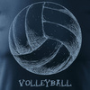 Volejbalové tričko Volleyball pánské tmavě modré REGULAR