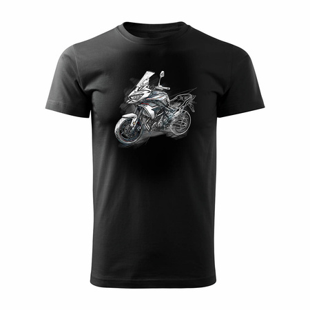 Kawasaki Versys 650 KLE 650 pánské tričko na motorku černé