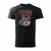 Tričko s motorkou Jawa 350 TR Jawa PRL legends pánské černé REGULAR