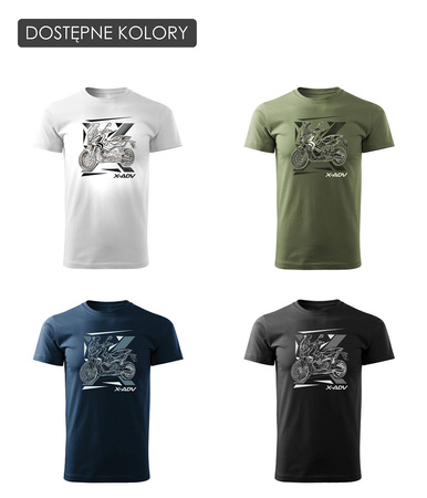 Honda X-ADV XADV pánské khaki tričko REGULAR na motorku