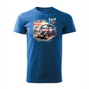 Pánské tričko Mini Morris Mini Cooper pro sběratele aut modré REGULAR