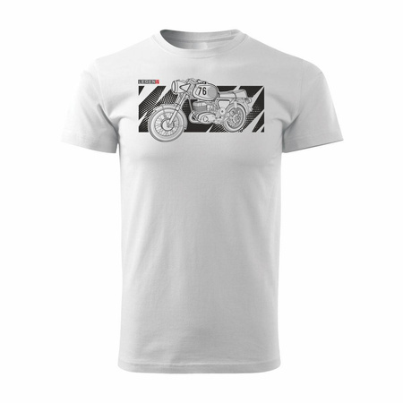 MZ ETZ 150 250 pánské tričko na motorku bílé REGULAR