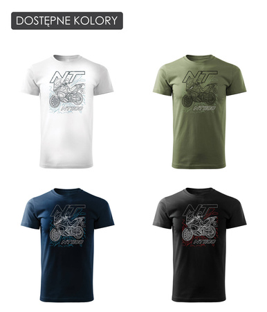 Honda NT 1100 pánské tričko na motorku bílé REGULAR