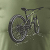 MTB Mountain Bike pánský khaki dres REGULAR pro horská kola