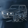 Nissan Patrol 4x4 pánské tričko pro terénní vozidla tmavě modré REGULAR