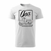 Tričko pro motorkáře se skútrem WFM Osa pánské bílé