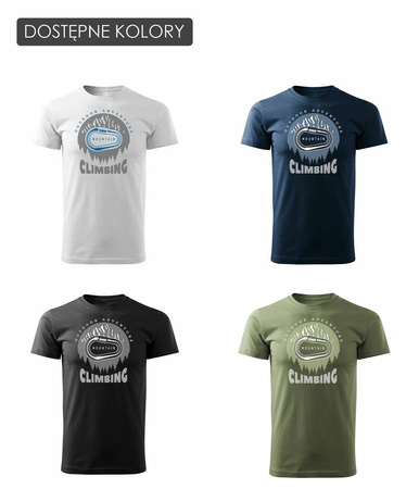 Tričko horolezecké karabiny pánské černé REGULAR