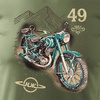 Iz 49 legend pánské khaki tričko REGULAR motorka