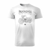 Pannonia tričko s motorkou pánské bílé REGULAR