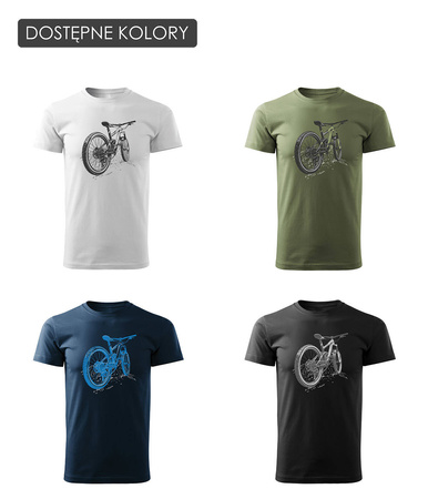 MTB Tričko na horské kolo pánské černé REGULAR
