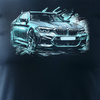 Sběratelské tričko s motivem BMW řady 5 M5 pánské REGULAR Blue