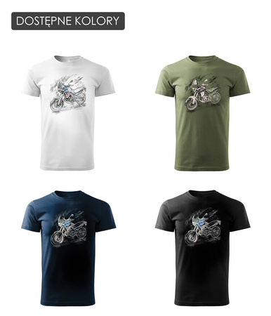 Aprilla Tuareg 660 pánské khaki tričko na motorku na motorce