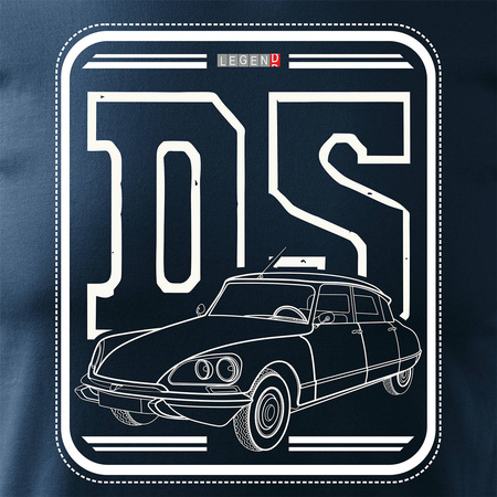 Citroen auto Tričko Citroen DS 19 21 23 ID 19 21 pánské tmavě modré