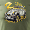 Citroen 2CV 2 CV Charleston tričko pro americké motoristické nadšence pánské sběratelské khaki REGULAR