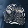 Ducati Multistrada 1200 950 pánské námořnicky modré tričko REGULAR na motorku