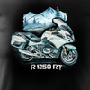 BMW R 1250 RT pánské tričko na motorku černé REGULAR