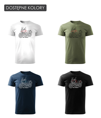 Honda NC 750 X NC750X pánské khaki tričko na motorku REGULAR