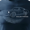 Ford Mustang automobilové tričko Ford Mustang pánské tmavě modré REGULAR