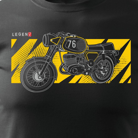 MZ ETZ 150 250 pánské tričko na motorku černé REGULAR