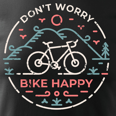 MTB pánský silniční dres na horské kolo černý REGULAR