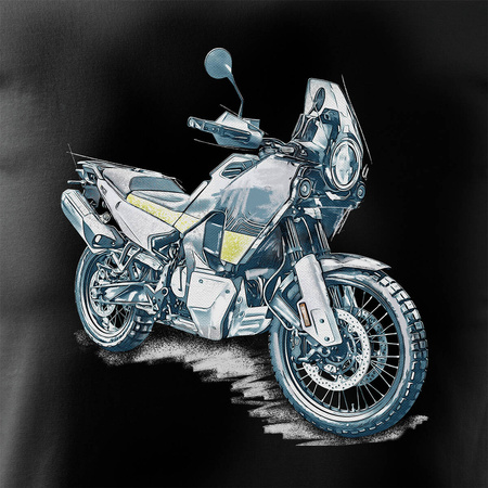 Husqvarna Norden 901 pánské tričko na motorku černé REGULAR