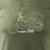Honda X-ADV XADV 750 pánské khaki tričko REGULAR na motorku