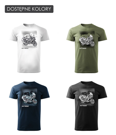 Honda NT 1100 pánské tmavě modré tričko na motorku REGULAR