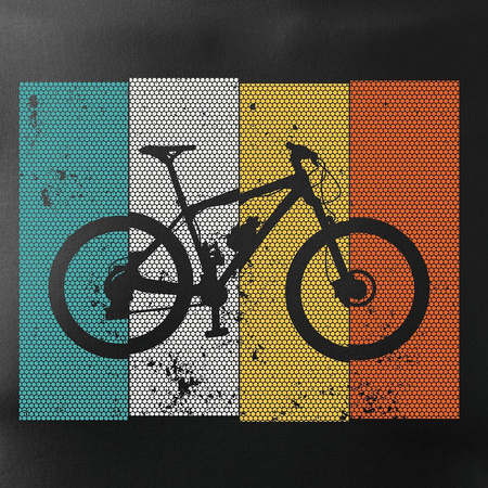 MTB pánský dres na horské kolo černý REGULAR