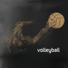 Volejbalové tričko Volleyball pánské černé REGULAR