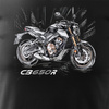 Honda CB650R CB 650 R pánské tričko na motorku černé REGULAR