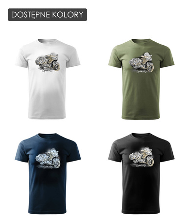 Honda Goldwing pánské tričko na motorku khaki