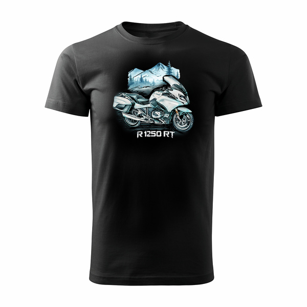 BMW R 1250 RT pánské tričko na motorku černé REGULAR